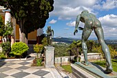 Greece, Ionian Islands, Corfu, Achilleion, neoclassical palace of the Empress Elisabeth of Austria, the famous Sissi