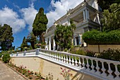 Greece, Ionian Islands, Corfu, Achilleion, neoclassical palace of the Empress Elisabeth of Austria, the famous Sissi