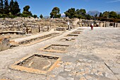 Greece, Crete, Phaistos, archeological site, centrale courtyard