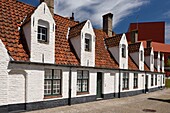 Belgium, West Flanders, Bruges, southern part of the historic center listed as a UNESCO World Heritage, Maison-Dieu Gloribus dating back to 1634