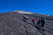 Italy, Sicily, Etna Volcano, ascent of the south crater