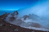 Italy, Sicily, Etna Volcano, ascent of the south crater