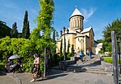 Georgia, Tbilisi, Old Tbilisi or Dzveli Kalaki, Orthodox Sioni Cathedral of the Dormition