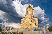 Georgia, Tbilisi, Avlabari district, Holy Trinity Cathedral (or Tsminda Sameba)