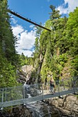 Kanada, Québec, Beaupre, die Mestachibo-Tour durch die Schlucht des Saint-Anne-Flusses