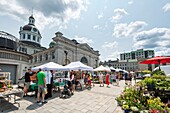 Kanada, Ontario, Kingston entlang des Sankt-Lorenz-Stroms, des Rideau-Kanals und des Ontariosees, der Markt