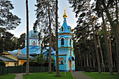 Orthodox church at Majori, Jurmala, Gulf of Riga, Latvia, Baltic region, Europe