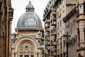 Dome of the CEC Palace, Central Bucharest, Romania, Europe