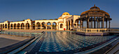 View of Arrival Piazza in Sahl Hasheesh Old Town, Sahl Hasheesh, Hurghada, Red Sea Governorate, Egypt, North Africa, Africa