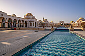 View of Arrival Piazza in Sahl Hasheesh Old Town, Sahl Hasheesh, Hurghada, Red Sea Governorate, Egypt, North Africa, Africa