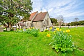 St. Simon and St. Jude's Church, East Dean, East Sussex, England, Vereinigtes Königreich, Europa