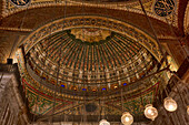 Ceiling, interior, Mosque of Muhammad Ali, 1830, UNESCO World Heritage Site, Citadel, Cairo, Egypt, North Africa, Africa