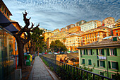 A view of the city, Genoa, Liguria, Italy, Europe