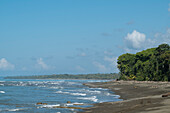 Beach near La Sirena, Corcovado National Park, Puntarenas Province, Costa Rica, Central America