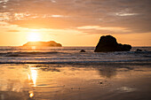 Strand von Manuel Antonio, Nationalpark Manuel Antonio, Provinz Puntarenas, Costa Rica, Mittelamerika