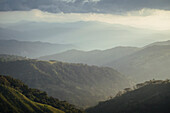 Luftaufnahme der Berge, Provinz Alajuela, Costa Rica, Mittelamerika