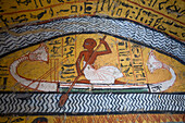 Wall paintings, Tomb of Khaemteri, TT220, Deir el-Medina Tombs (Worker Tombs), Thebes, UNESCO World Heritage Site, Luxor, Egypt, North Africa, Africa