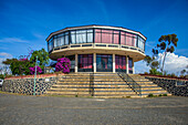 Kommunistisches Rundhaus oberhalb von Asmara, Eritrea, Afrika