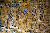 Reliefs, Tomb of Tausert and Setnakht, KV14, Valley of the Kings, Ancient Thebes, UNESCO World Heritage Site, Luxor, Egypt, North Africa, Africa