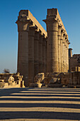 Colonnade of Amenhotep III, Luxor Temple, UNESCO World Heritage Site, Luxor, Egypt, North Africa, Africa