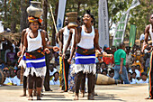 Ukusefya pa Ng'wena, a traditional ceremony held annually in August by the Bemba to chronicle their journey from Angola to Zambia, Bemba people of Paramount Chief Chitimukulu, Kasama, Zambia, Africa