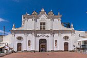 View of Church of Saint Sophia, Anacapri, Isle of Capri, Campania, Italy, Mediterranean, Europe