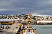 Harbour of Punta Arenas, Strait of Magellan, Peninsula of Brunswick, Chile, South America