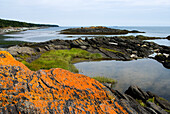 Warden cove, Ile aux Lievres, Saint-Laurent river, Quebec province, Canada, North America