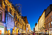 Pfau moderne Kunstskulptur, Prince's Square Shopping Centre, Buchanan Street, Glasgow, Schottland, Vereinigtes Königreich, Europa