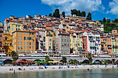 Seaside town of Menton, Alpes Maritimes, Provence-Alpes-Cote d'Azur, French Riviera, France, Europe