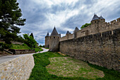 Zitadelle Cite de Carcassonne, UNESCO-Welterbe, Carcassonne, Aude, Okzitanien, Frankreich, Europa