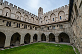 Palast der Päpste, Avignon, UNESCO-Welterbe, Vaucluse, Provence-Alpes-Cote d'Azur, Frankreich, Europa