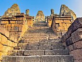 Pre Rup Temple, a Hindu temple at Angkor built in 961 for Khmer king Rajendravarman of laterite and sandstone, UNESCO World Heritage Site, Cambodia, Indochina, Southeast Asia, Asia