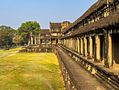 Angkor Wat, UNESCO-Weltkulturerbe, eine hinduistisch-buddhistische Tempelanlage bei Siem Reap, Kambodscha, Indochina, Südostasien, Asien