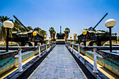 Tank memorial in Massawa, Eritrea, Africa