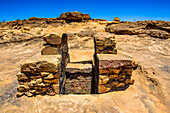 Tomb in the Pre-Aksumite settlement of Qohaito (Koloe), Eritrea, Africa