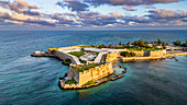 Luftaufnahme des Forts von San Sebastian, Insel Mosambik, UNESCO-Welterbestätte, Mosambik, Afrika