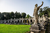 Palace gardens in the Reggia di Caserta (Royal Palace of Caserta), UNESCO World Heritage Site, Campania, Italy, Europe