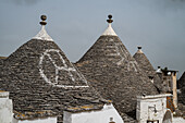 Trulli houses in Alberobello, UNESCO World Heritage Site, Apulia, Italy, Europe