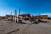 Santa Laura Salpeter mine, UNESCO World Heritage Site, Atacama desert, Chile, South America