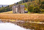 Castle Menzies, sixteenth century Scottish castle in Perthshire, Highlands, Scotland, United Kingdom, Europe