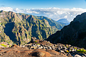 Mountains around Pico do Arieiro peak, Santana, Madeira, Portugal, Atlantic, Europe