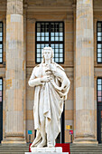 Schillerdenkmal am Gendarmenmarkt, Mitte, Berlin, Deutschland, Europa