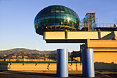 Renovierung der Teststrecke auf dem Dach des Lingotto-Gebäudes, einer ehemaligen Fiat-Automobilfabrik, durch den Architekten Renzo Piano, Turin, Region Piemont, Italien, Europa