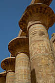 The Great Papyrus Columns, Hypostyle, Karnak Temple Complex, UNESCO World Heritage Site, Luxor, Egypt, North Africa, Africa