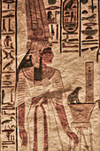 Bild der Nefertari, Malereien und Reliefs, Grab der Nefertari, QV66, Tal der Königinnen, Antikes Theben, UNESCO-Welterbe, Luxor, Ägypten, Nordafrika, Afrika