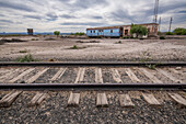 Verlassener Bahnhof, Pedricena, Mexiko