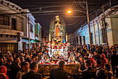 Dia de la Virgen de Guadalupe (Our Lady of Guadalupe) festival and parade in Guatemala City.