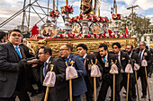 Fest und Umzug zum Dia de la Virgen de Guadalupe (Unsere Liebe Frau von Guadalupe) in Guatemala-Stadt.