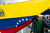 Protest of the people of Venezuela to the fraudulent presidential election where Nicolas Maduro was named winner, with 51% of the votes.